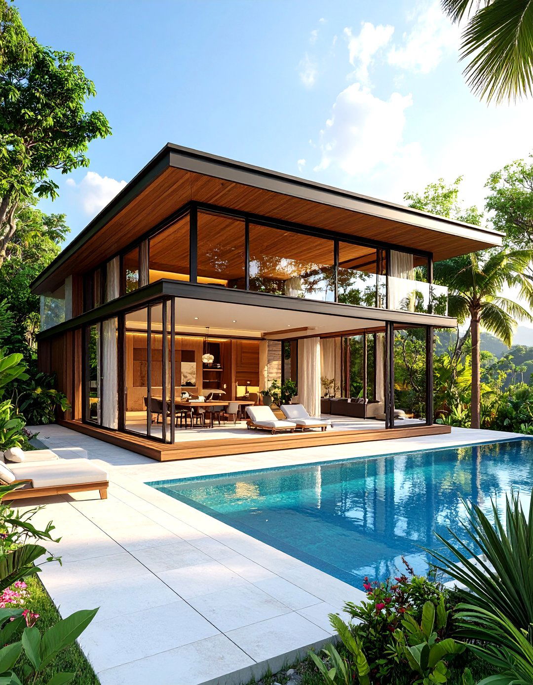 The Tropical Open Air Pavilion House - 30 3d home design ideas