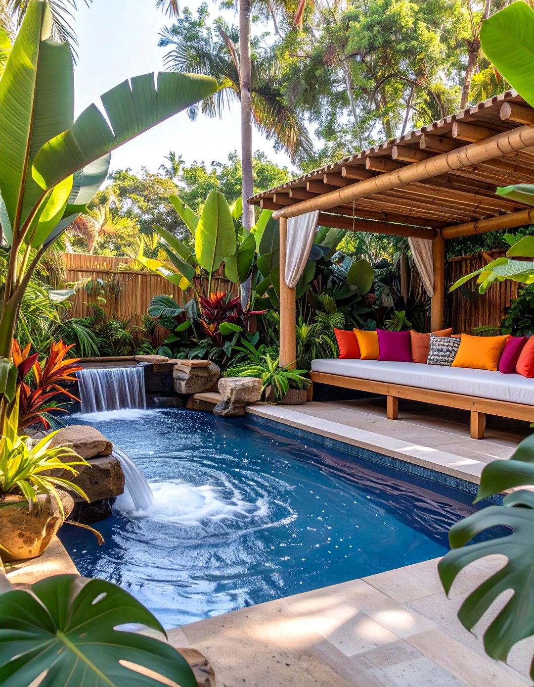 The Tropical Paradise Backyard - 30 backyard renovation ideas