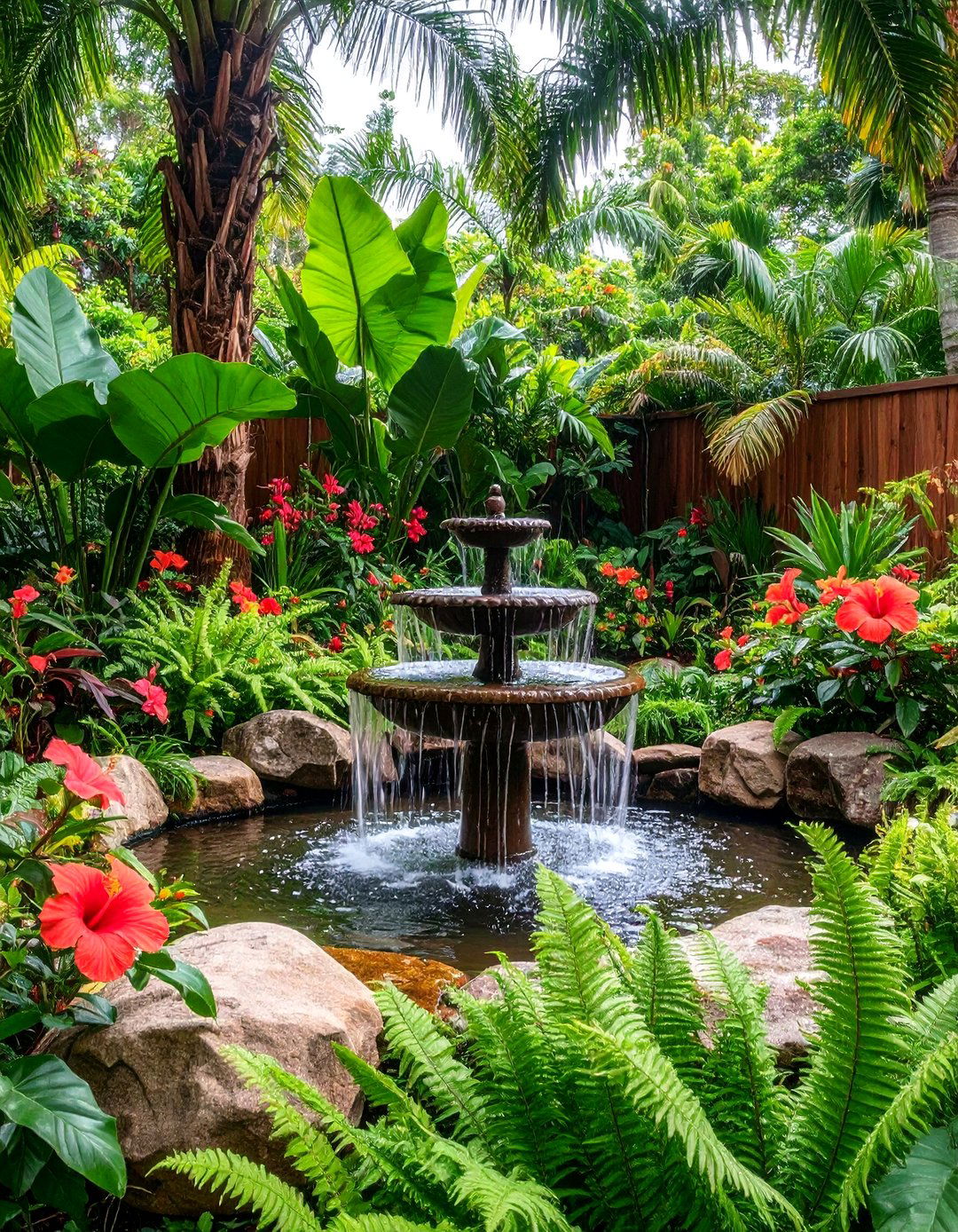 The Tropical Paradise Backyard Garden - 30 backyard garden ideas
