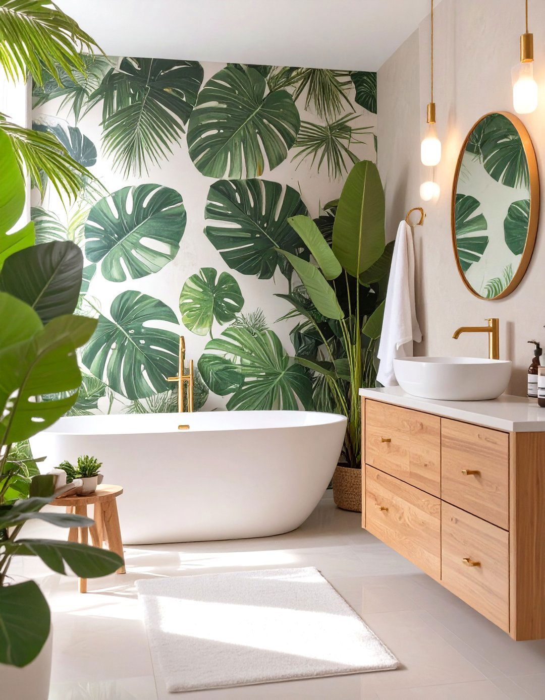 The Tropical Paradise Bathroom - 30 interior design games ideas