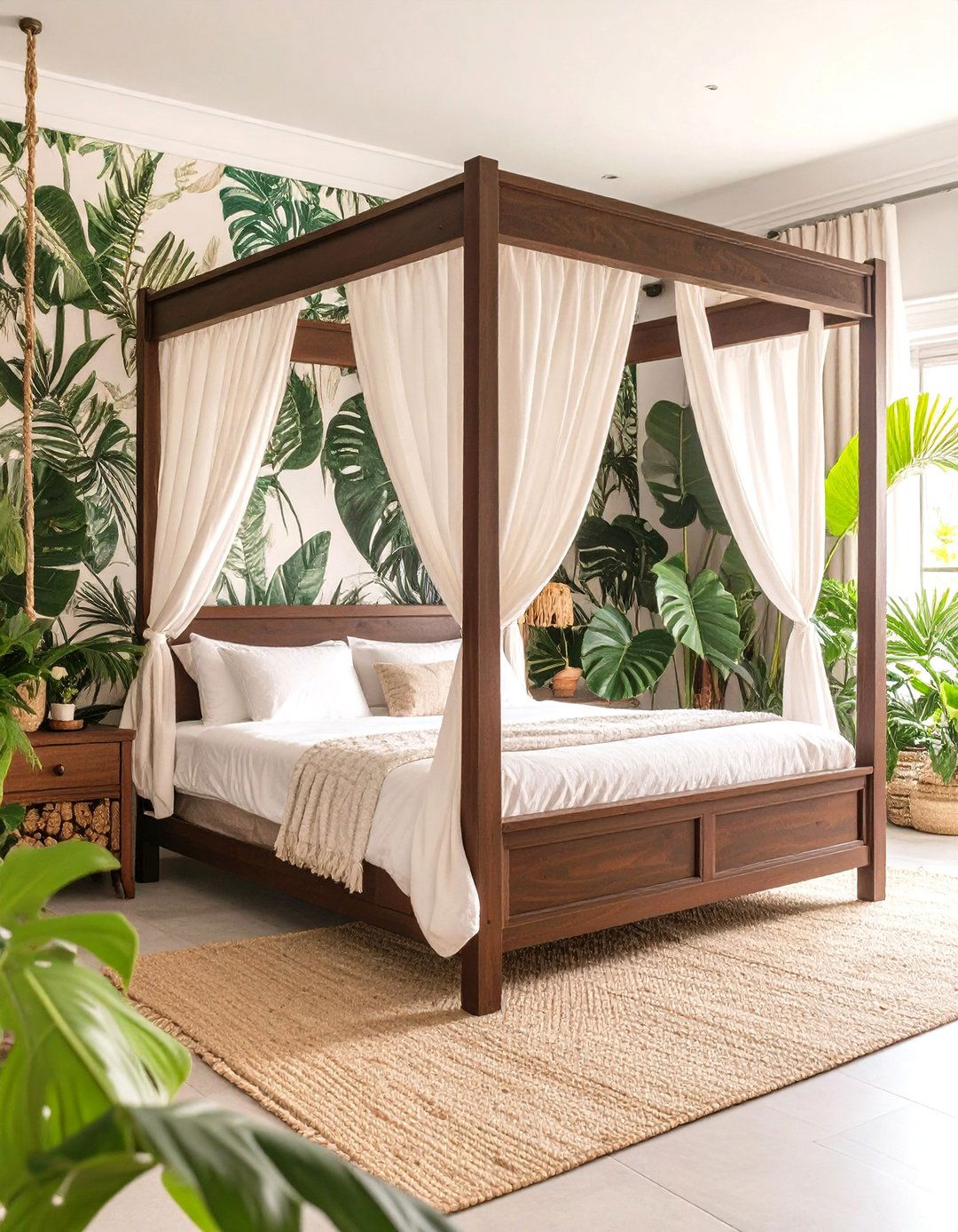 The Tropical Paradise Bedroom - 30 how to design a bedroom ideas