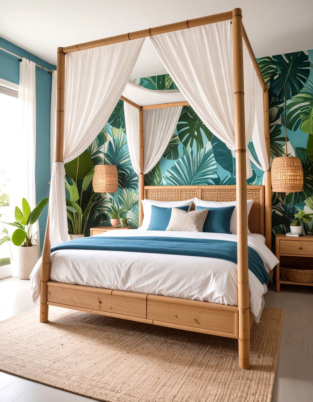 The Tropical Paradise Bedroom - 30 cool bedroom ideas