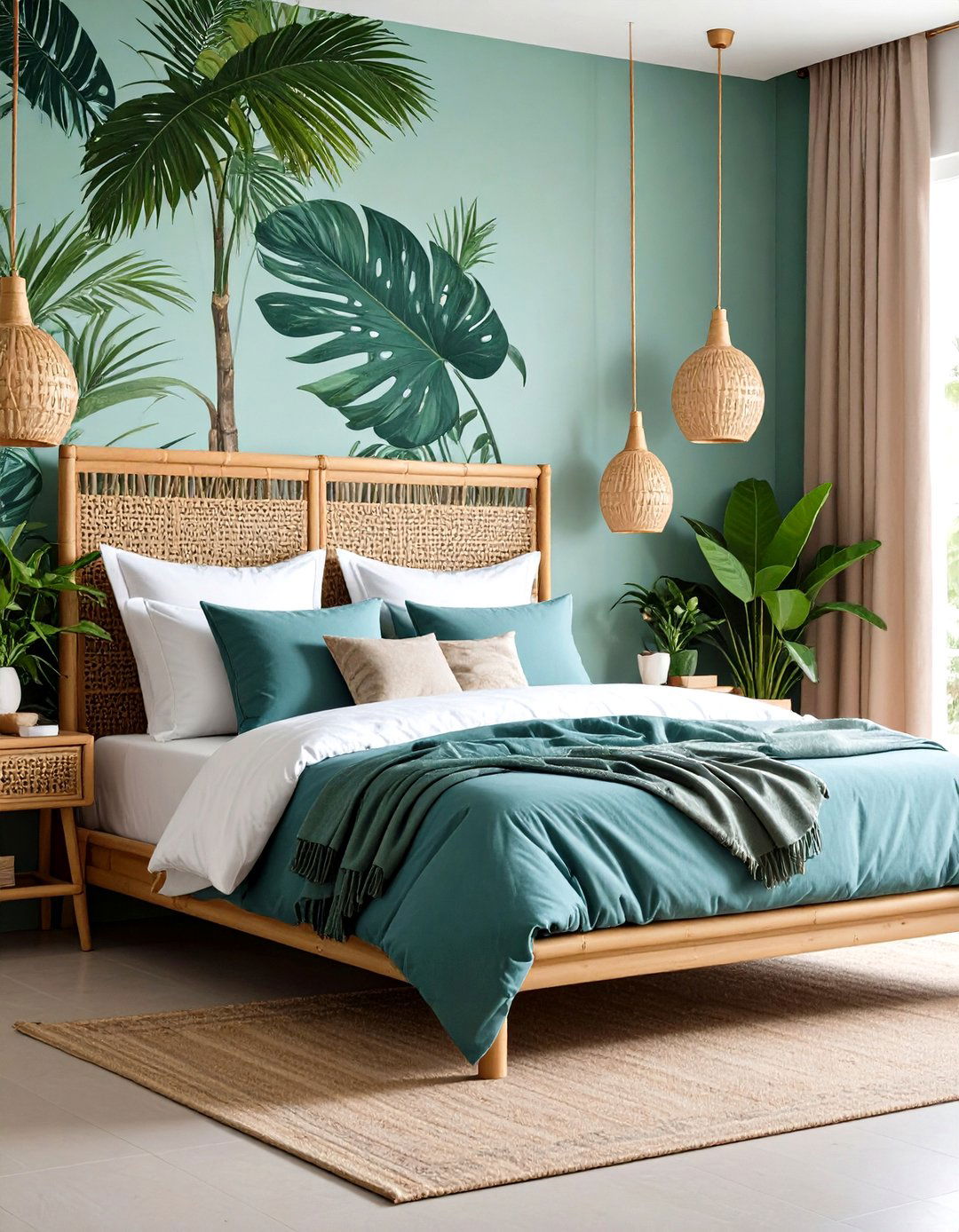 The Tropical Paradise Bedroom - 30 design bedroom ideas