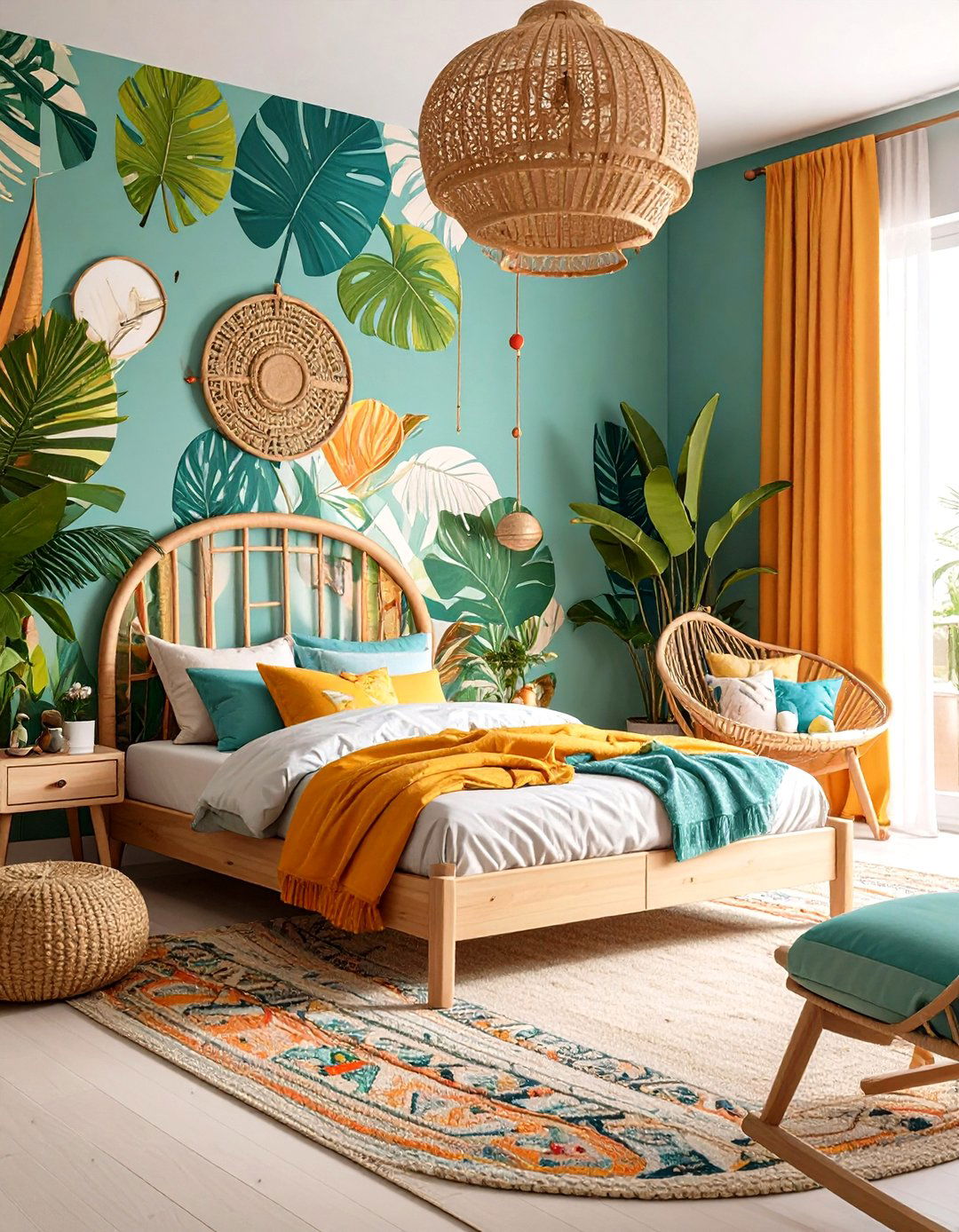 The Tropical Paradise Bedroom - 30 girl kids bedroom ideas