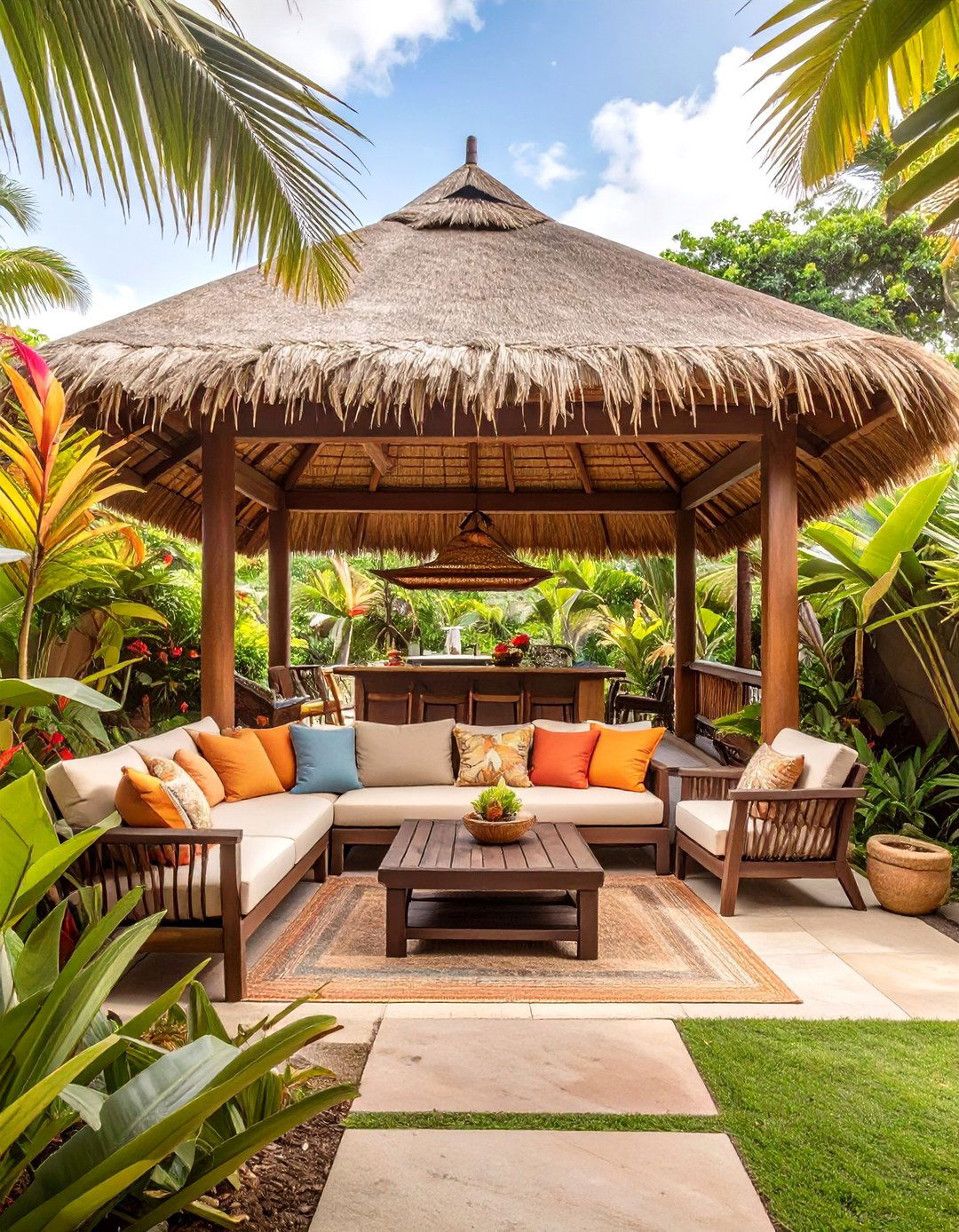 The Tropical Paradise Escape - 30 attached covered patio ideas