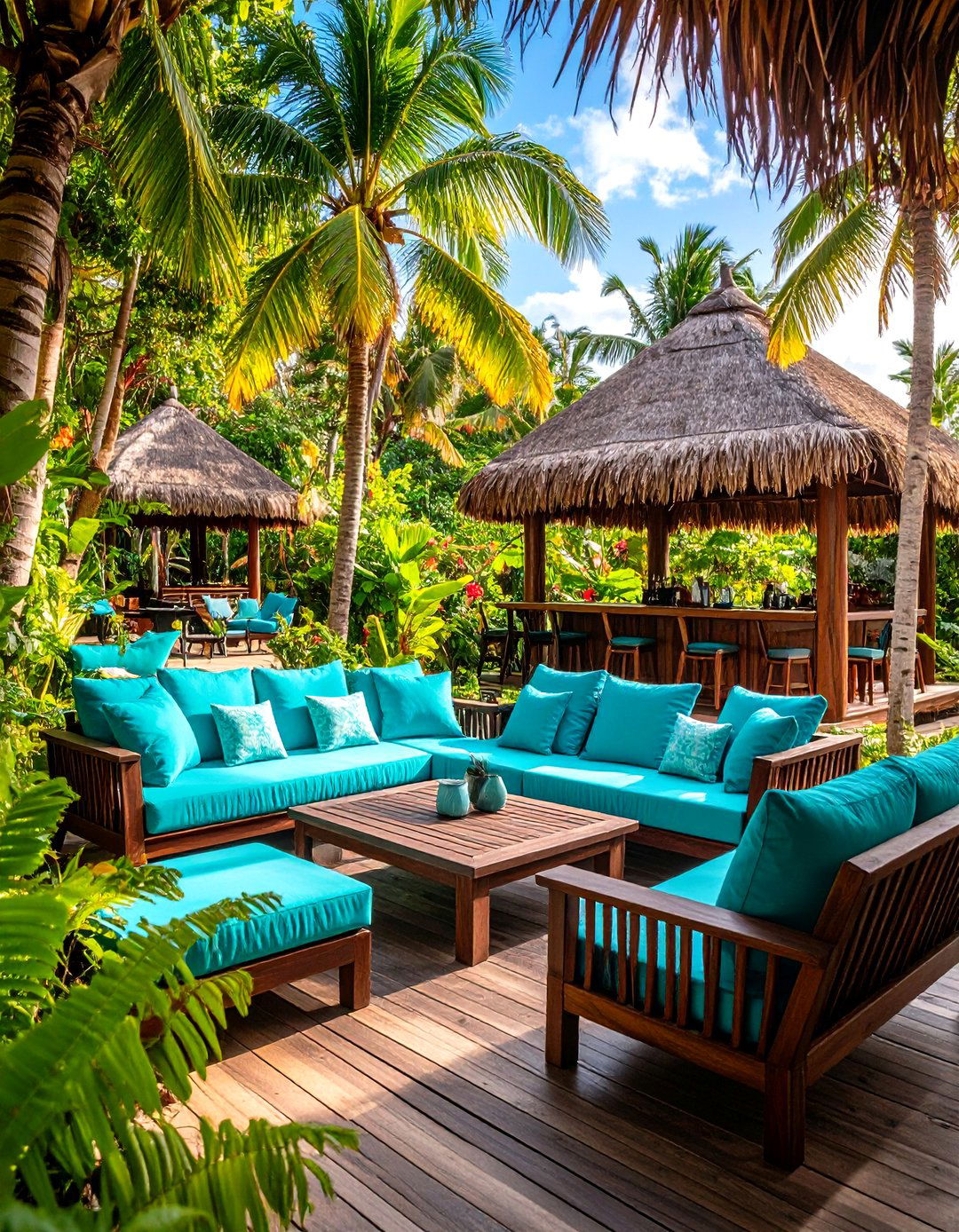 The Tropical Paradise Escape - 30 how to design outdoor living spaces ideas