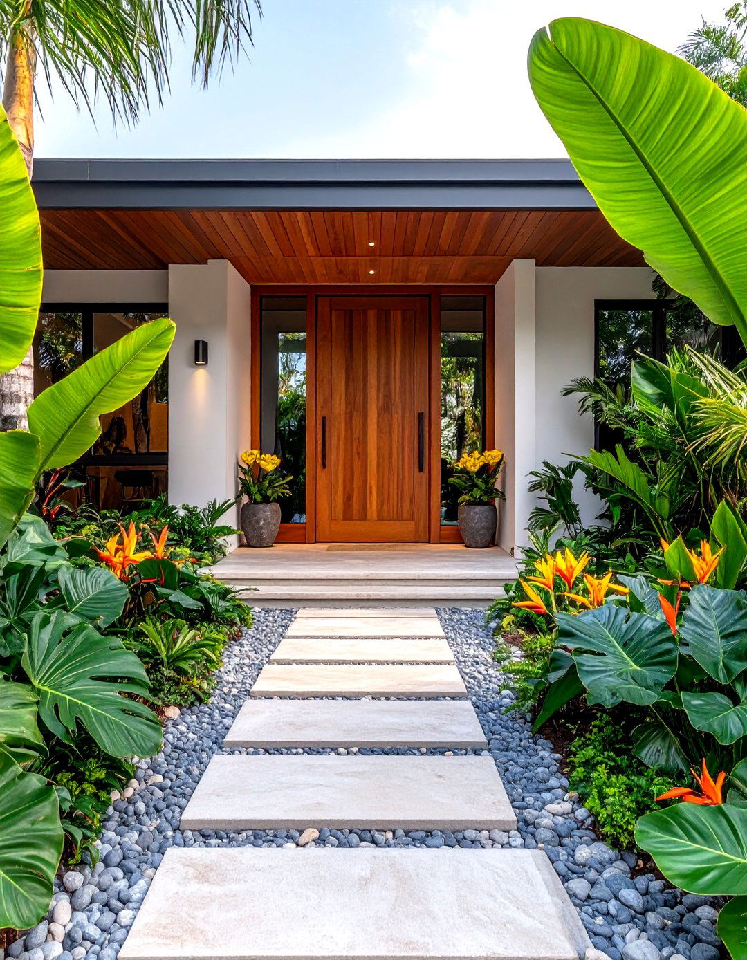The Tropical Paradise Front Landscape - 30 front landscape ideas