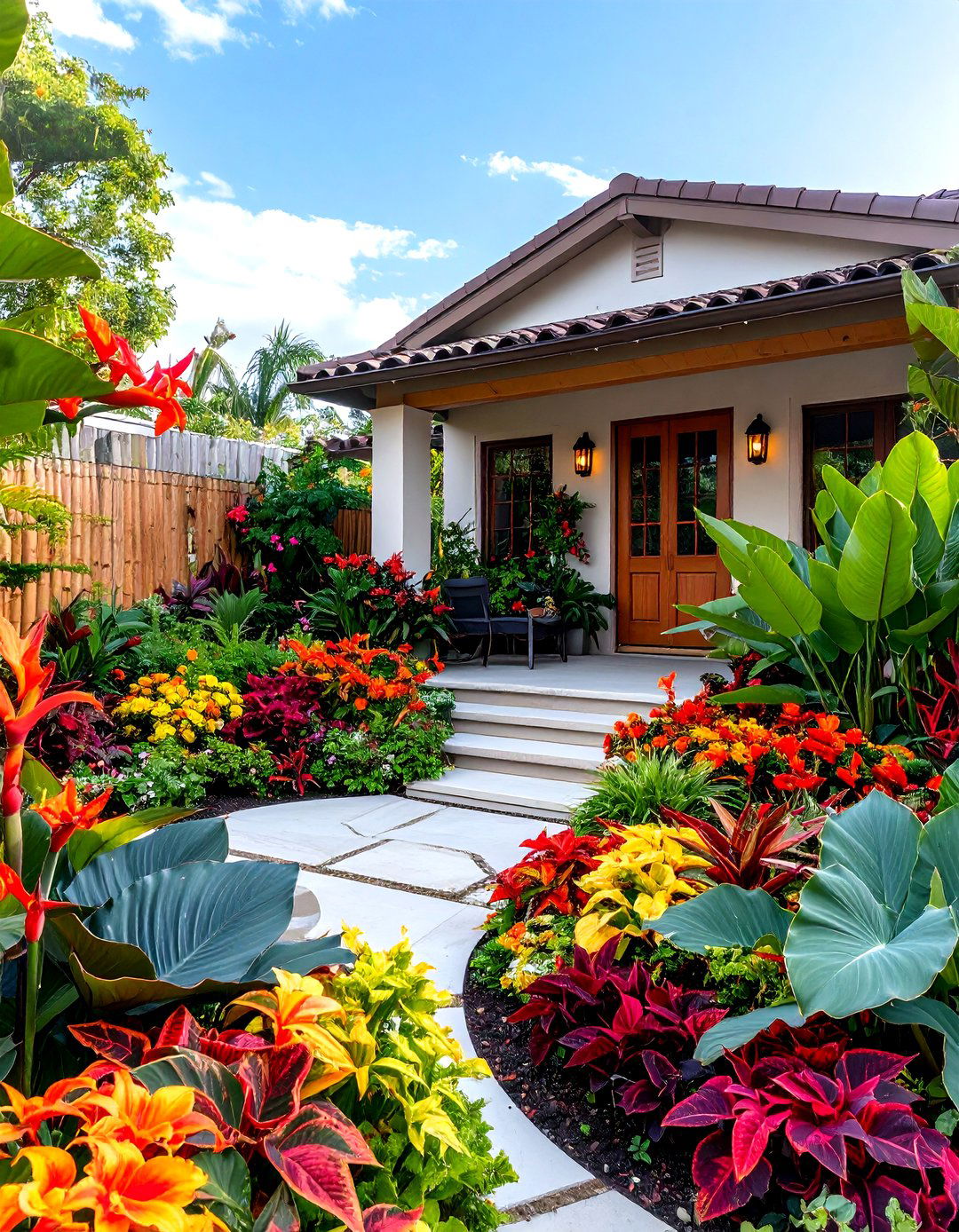 The Tropical Paradise Front Yard - 30 landscaping ideas for front yards