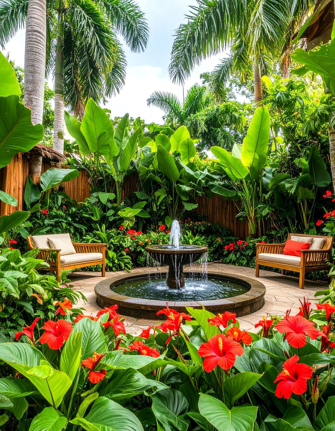 The Tropical Paradise Front Yard - 30 front yard landscape ideas