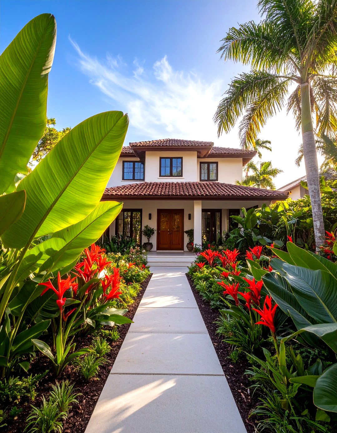 The Tropical Paradise Garden - 30 front yard garden ideas