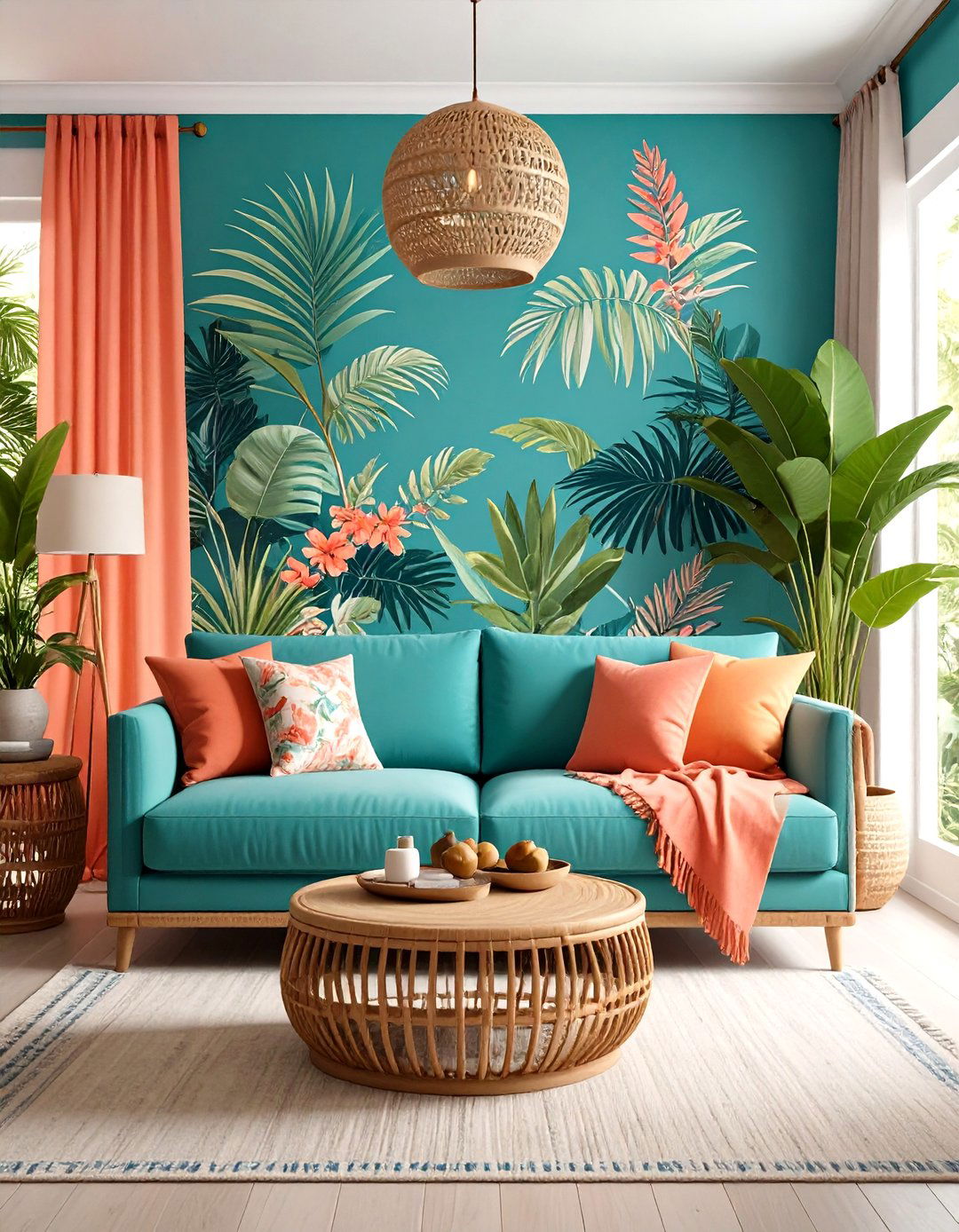 The Tropical Paradise Living Room - 30 home decor ideas living room