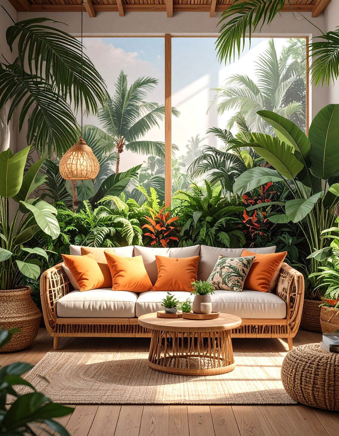 The Tropical Paradise Living Room - 30 how to design a living room ideas