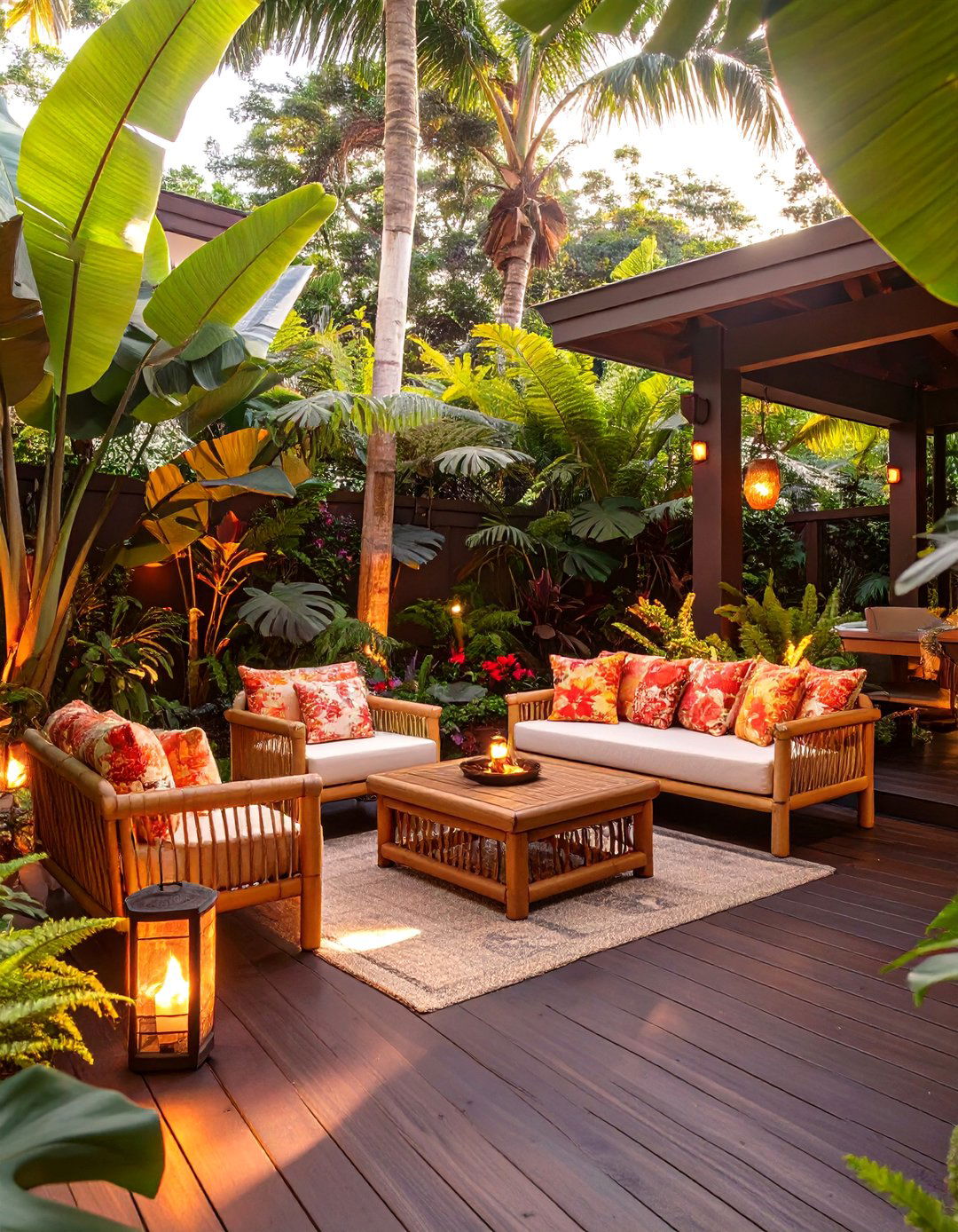 The Tropical Paradise Patio - 30 back patio designs