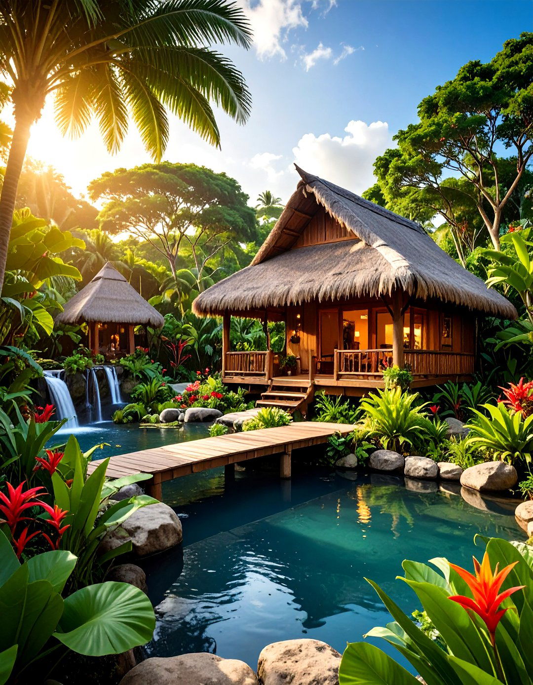 The Tropical Paradise Retreat - 30 landscape design and installation ideas