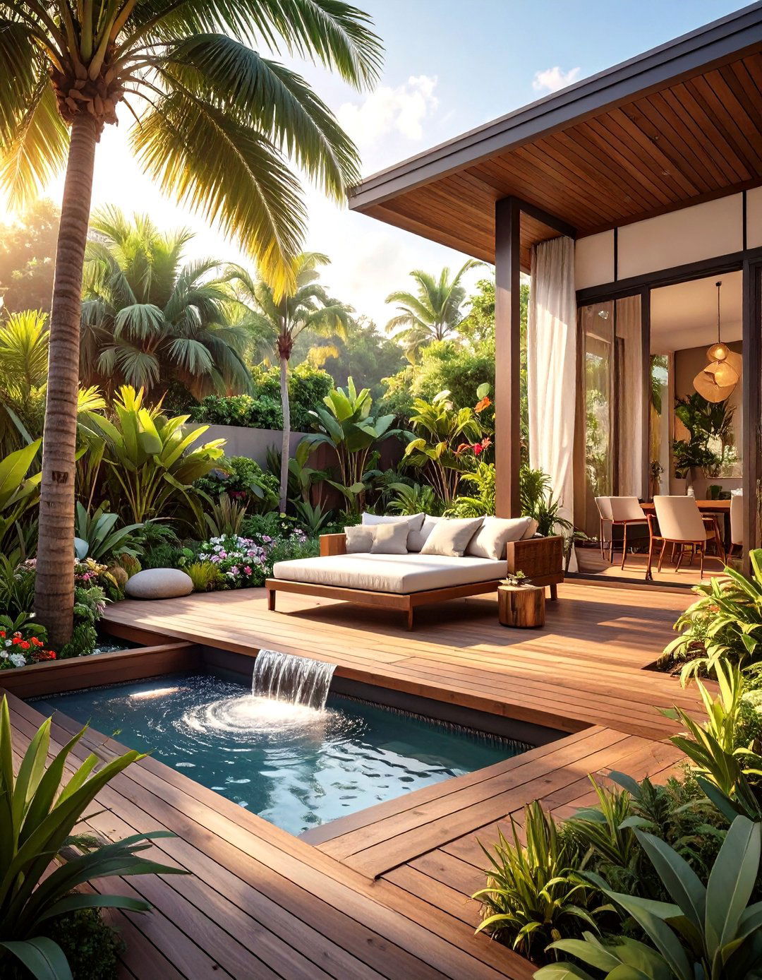 The Tropical Resort Style Patio - 30 modern patio ideas