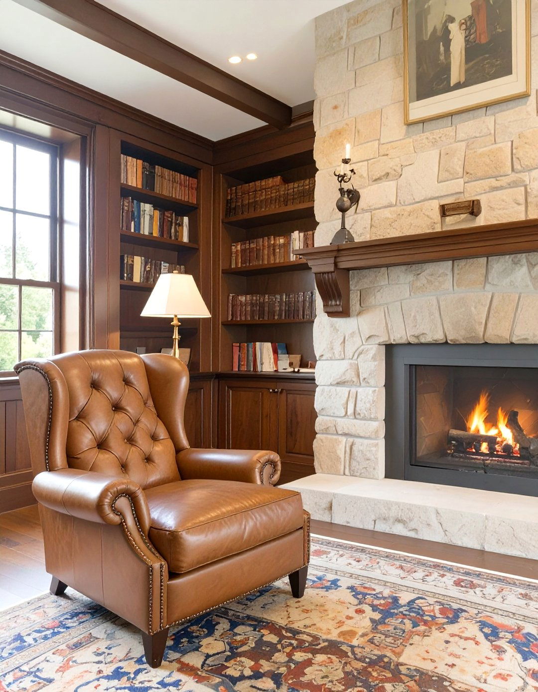 The Tudor Revival Study - 30 american home design ideas
