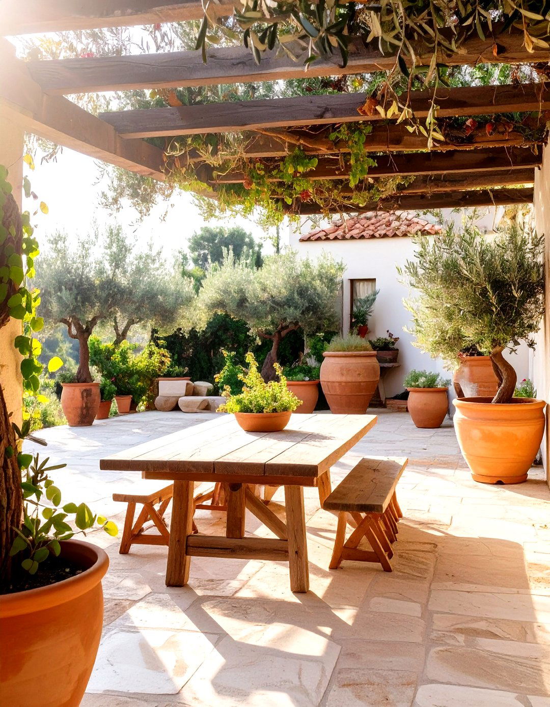 The Tuscan Inspired Terrace - 30 outdoor  decoration ideas