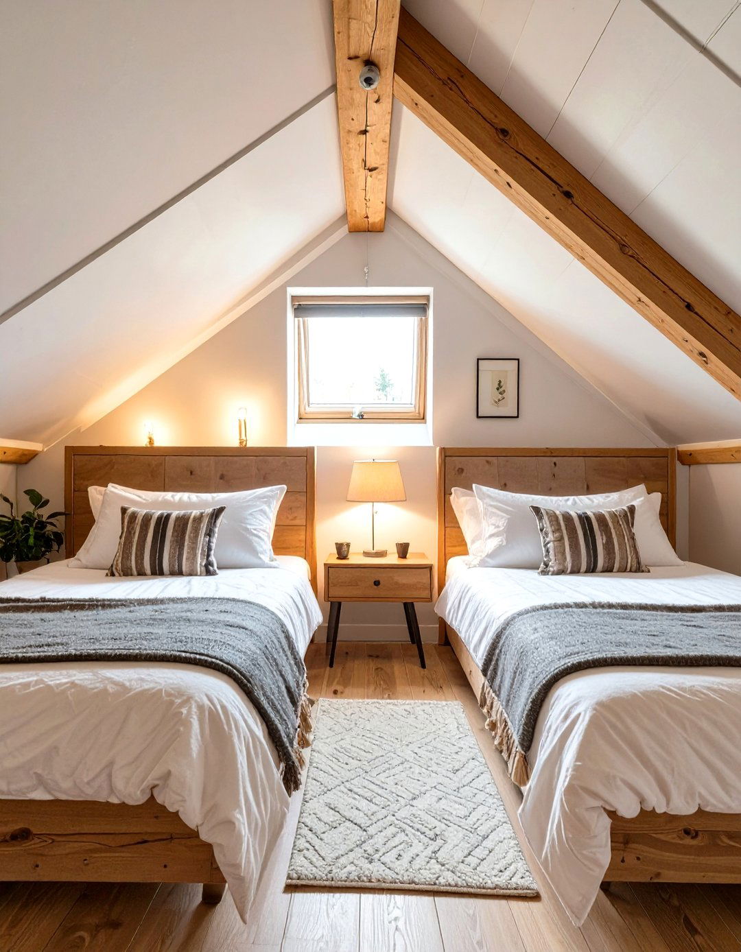 The Twin Beds Attic Bedroom - 30 attic bedroom ideas