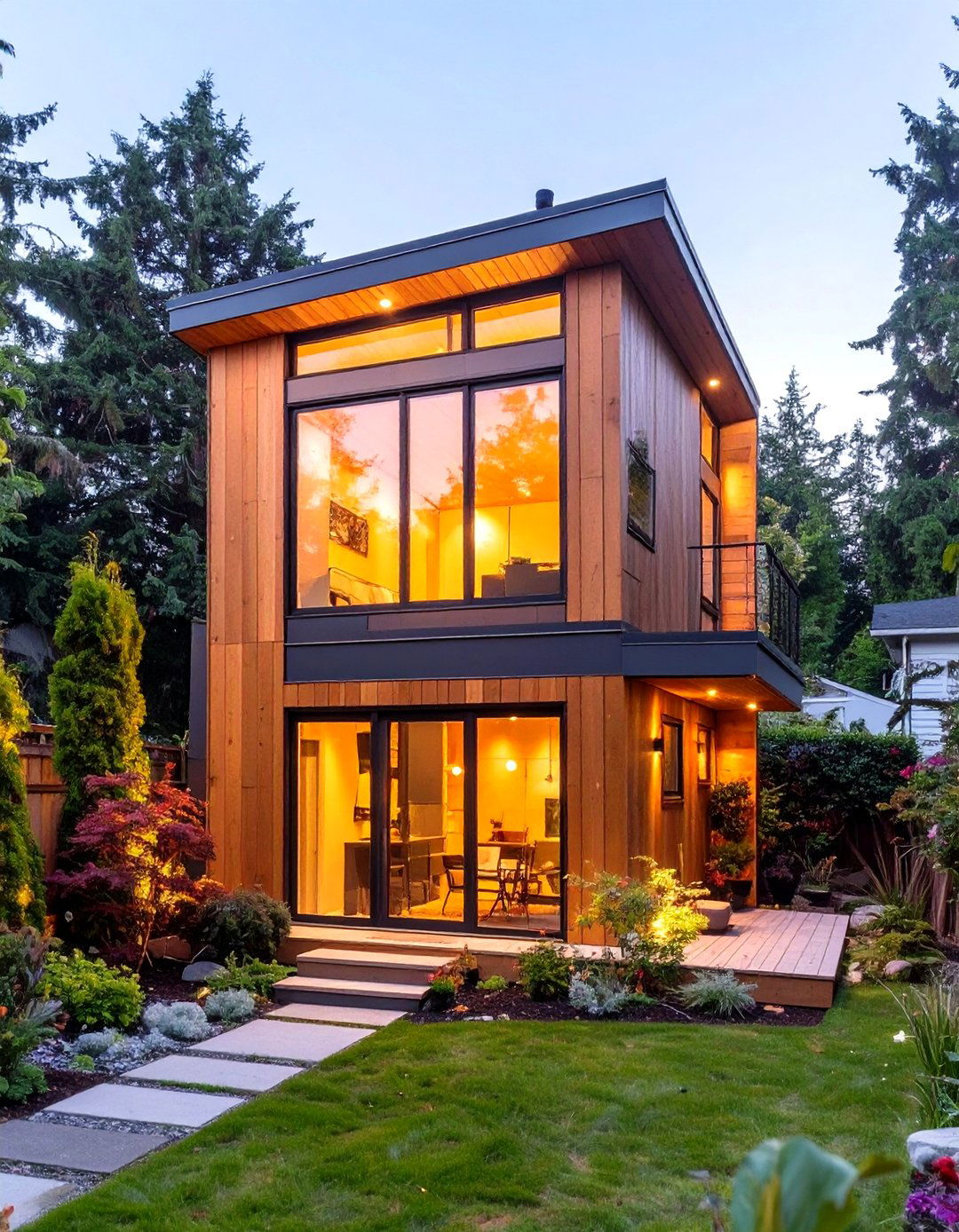 The Two Story Tiny Footprint - 30 low cost small house design ideas