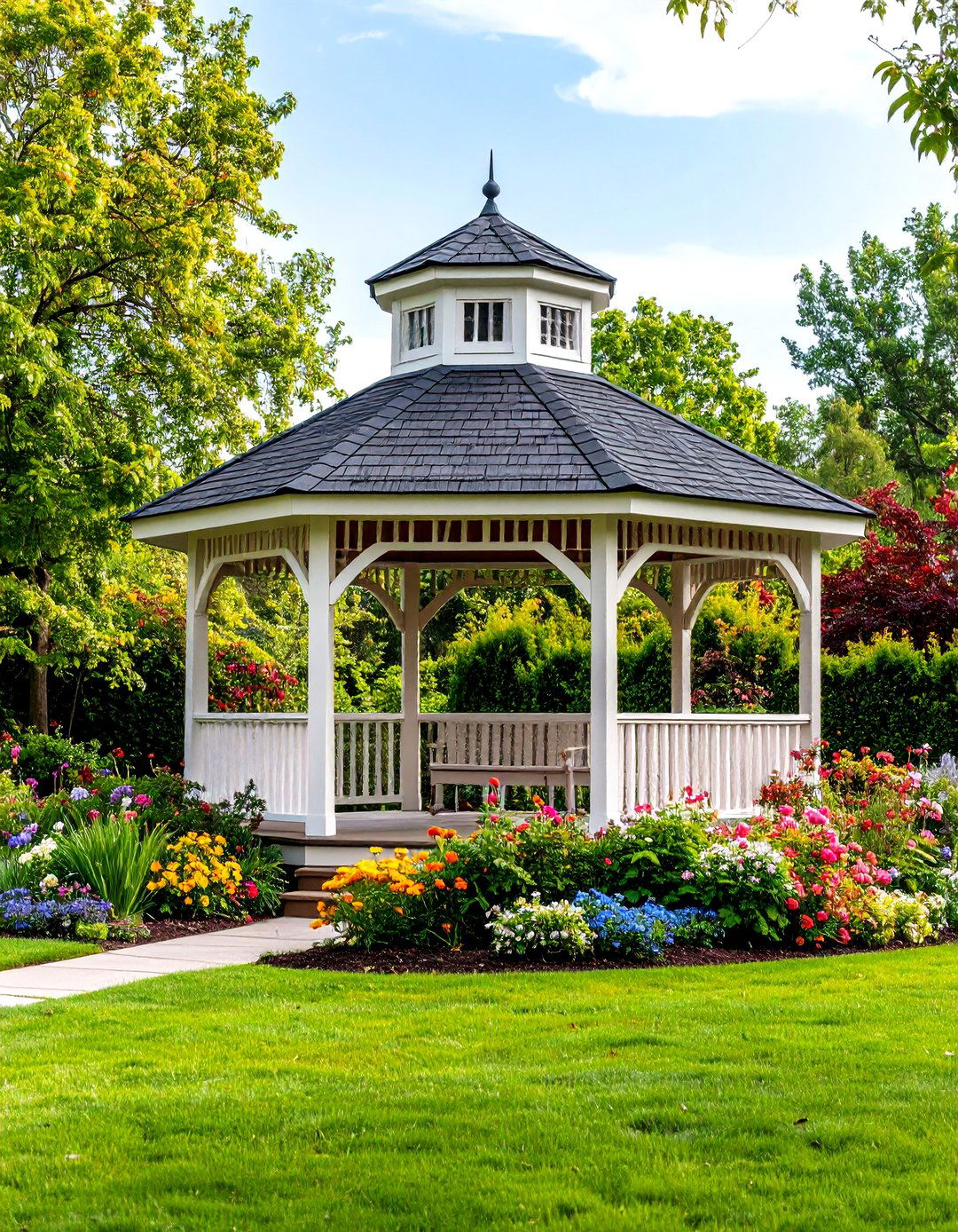 The Two Tiered Gazebo - 30 backyard gazebo ideas