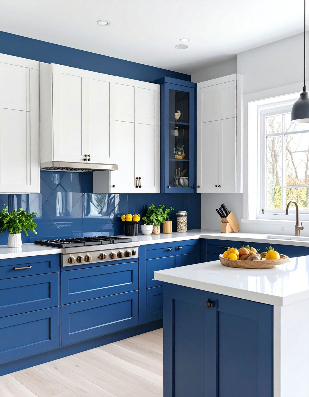 The Two Tone Cabinet Kitchen - 30 apartment kitchen ideas