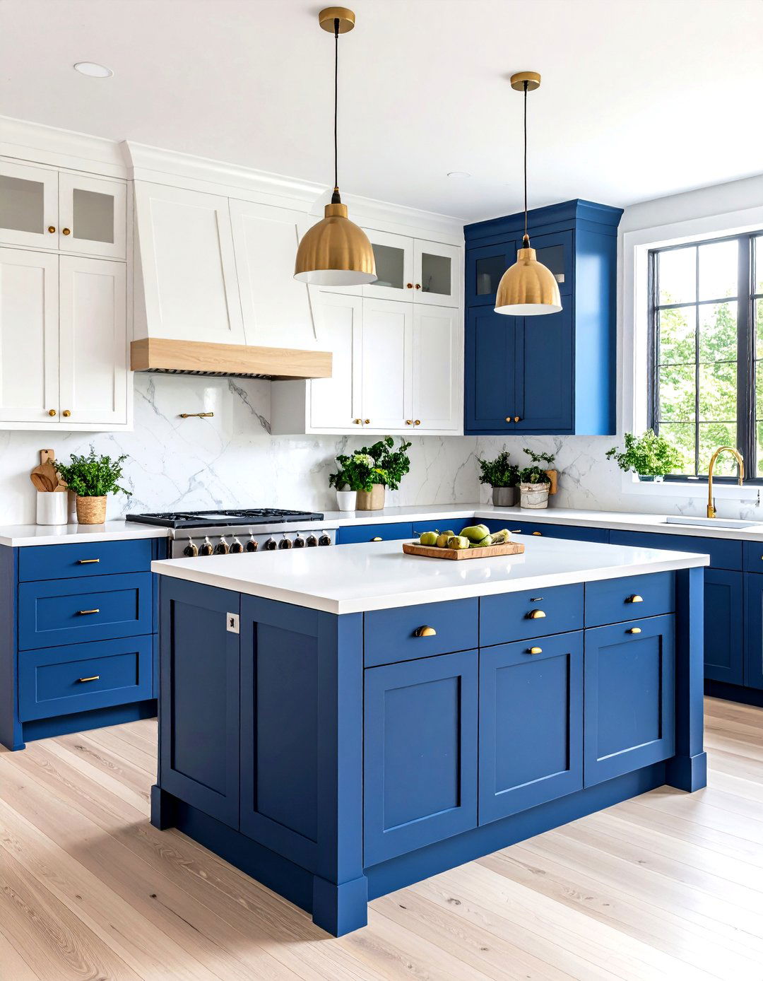 The Two Tone Cabinet Kitchen - 30 kitchen decorating ideas