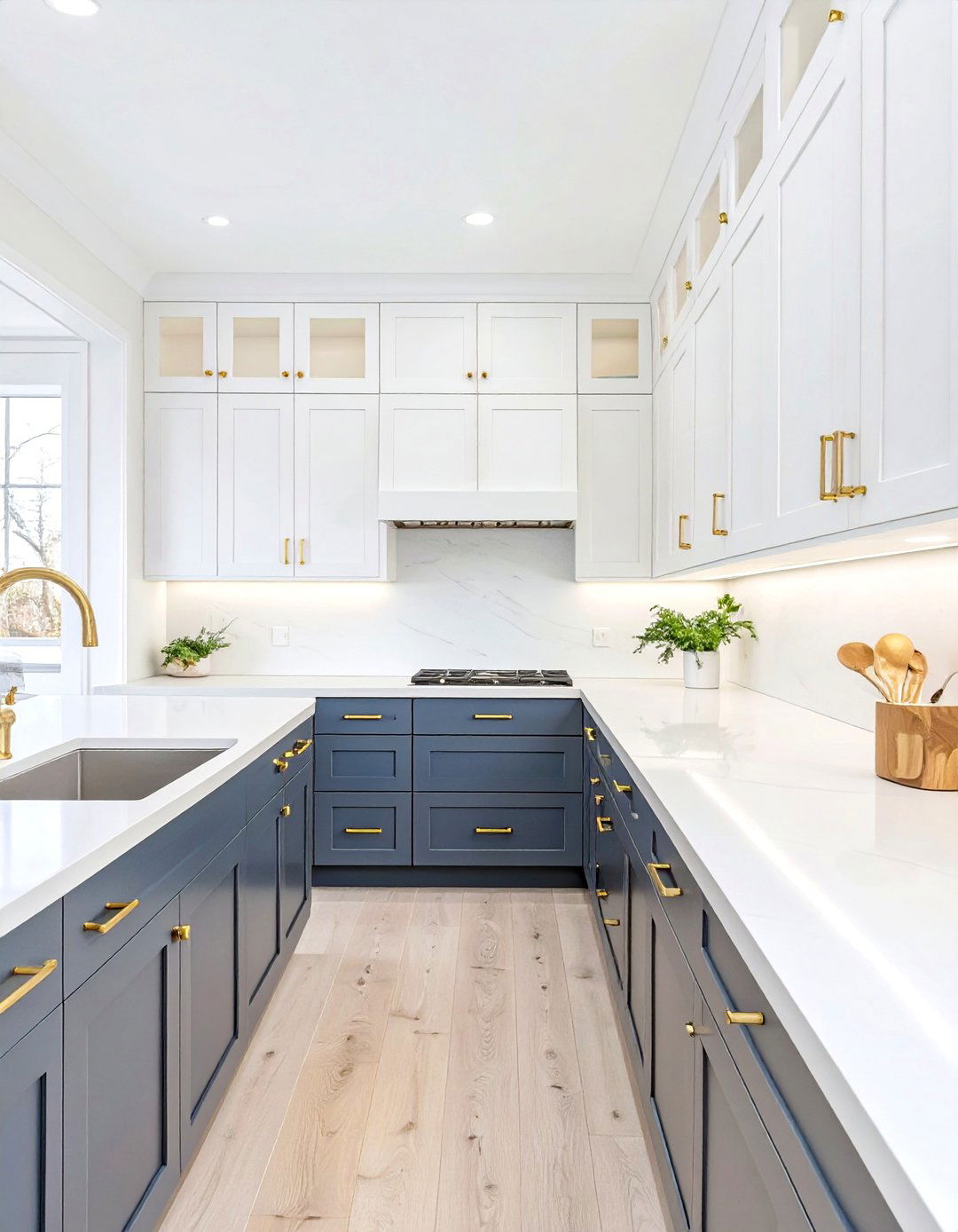 The Two Tone Cabinet Kitchen - 30 custom kitchen design ideas