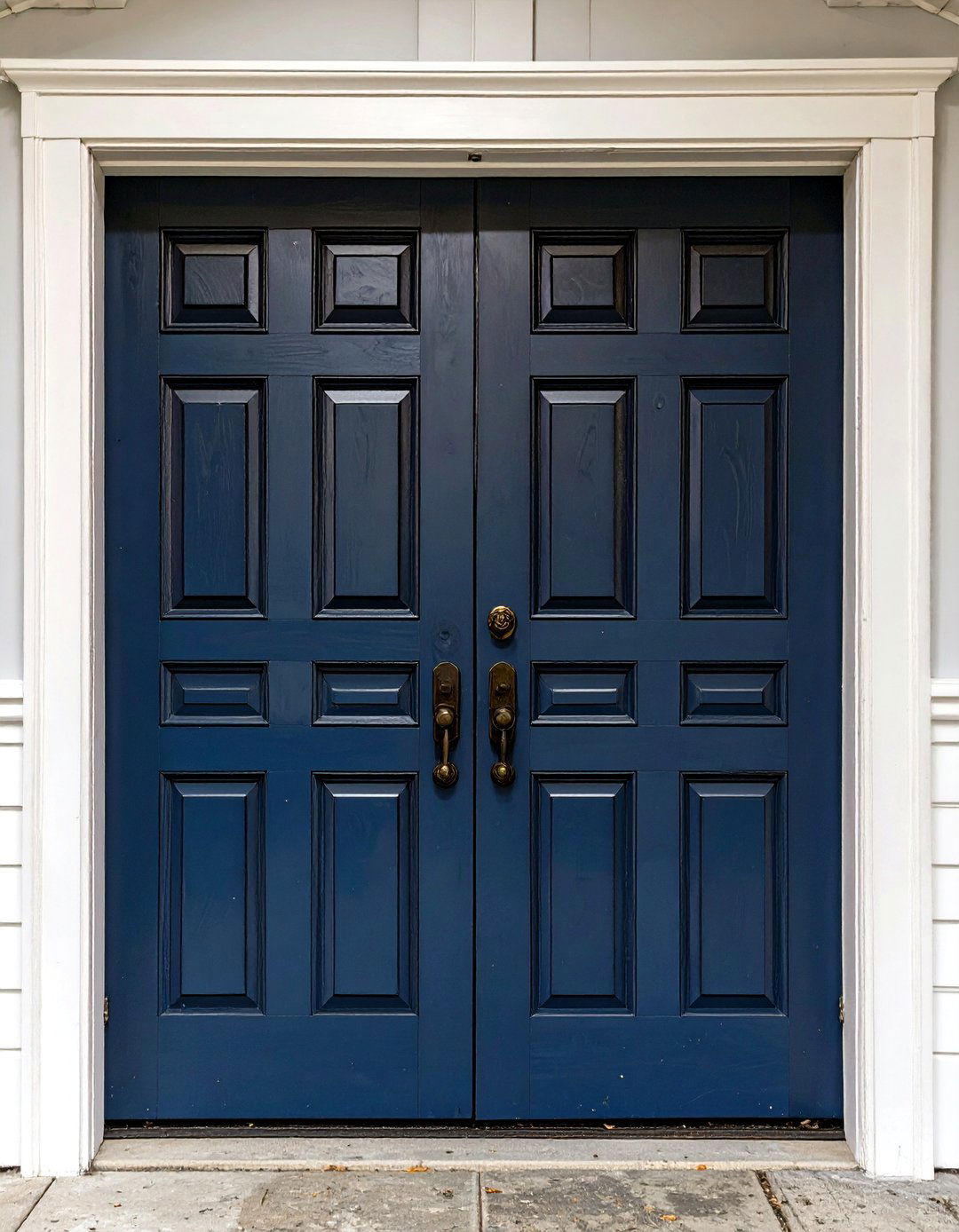 The Two Tone Painted Basement Door - 30 basement door ideas