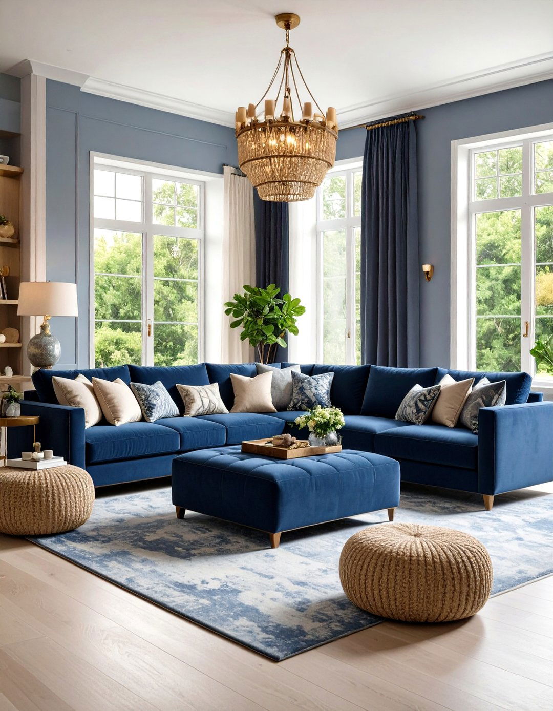 The U Shaped Conversational Pit - 30 living room seating ideas