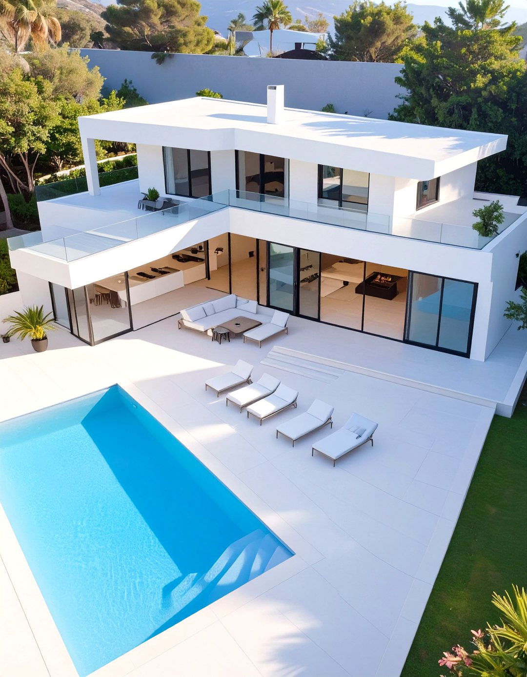 The U Shaped Courtyard Home Plan - 30 interior design floor plan ideas