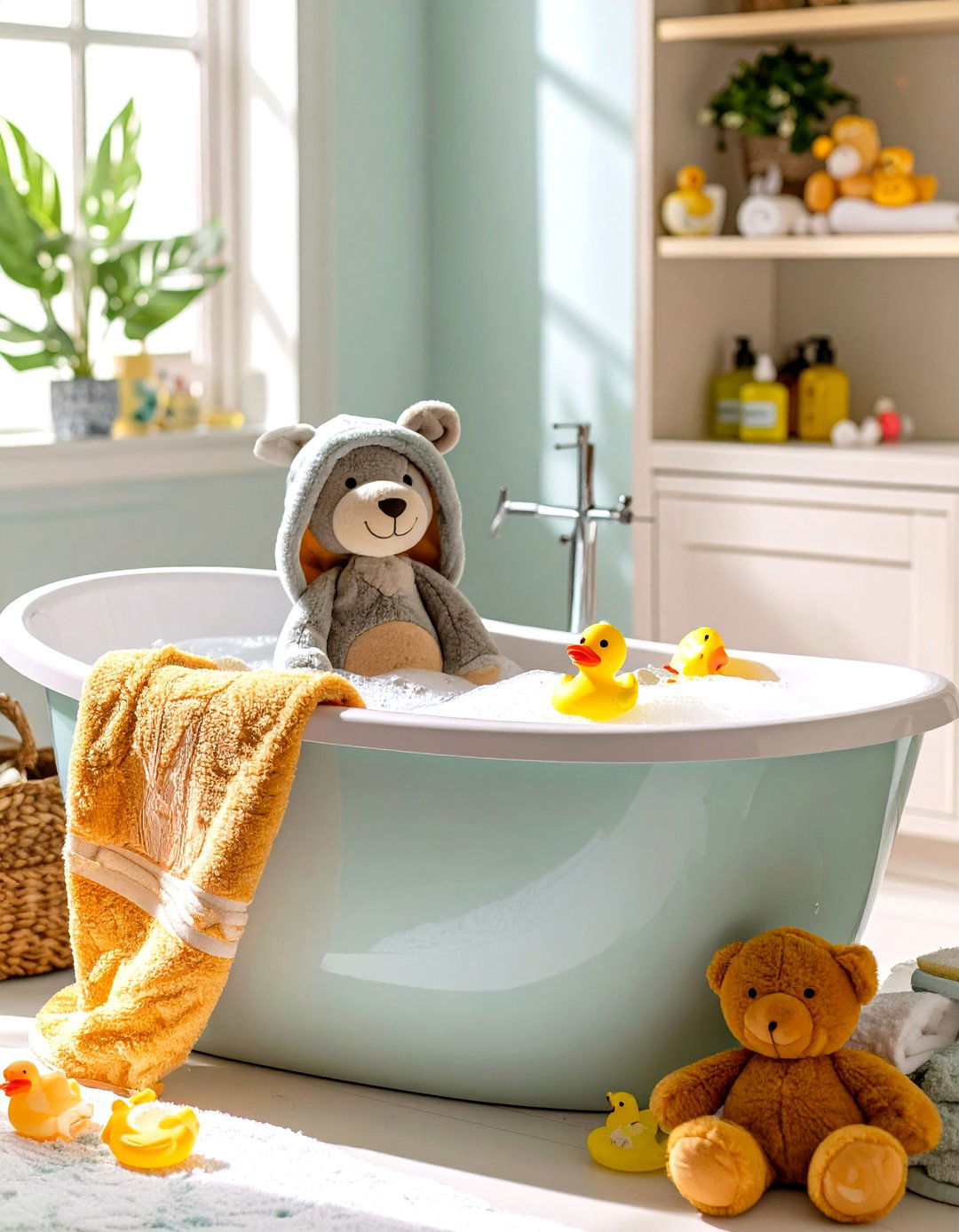 The Ultimate Baby Bath Time Set - 30 baby shower gifts ideas