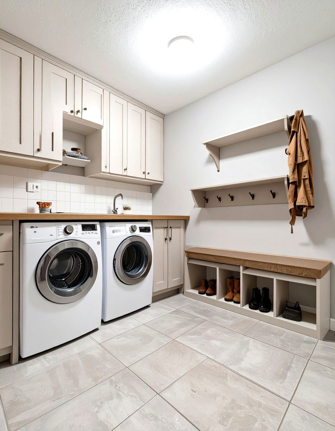The Ultimate Laundry and Mudroom - 30 cool garage makeover ideas