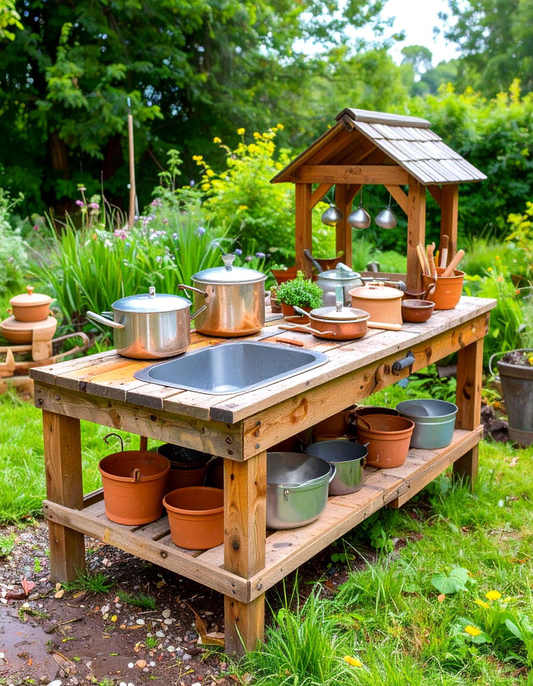 The Ultimate Mud Kitchen Station - 30 backyard ideas for kids