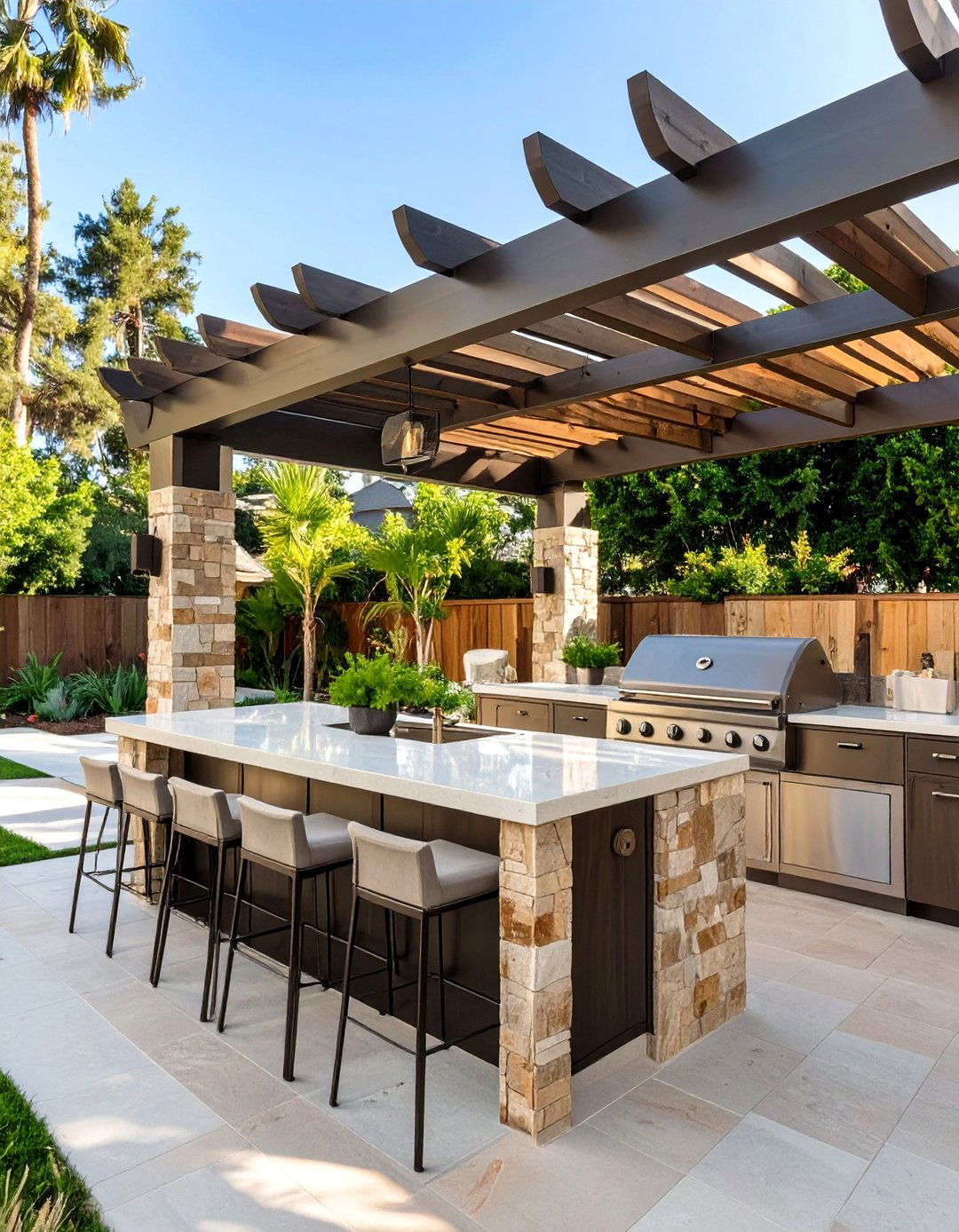 The Ultimate Outdoor Kitchen and Dining Backyard - 30 backyard renovation ideas