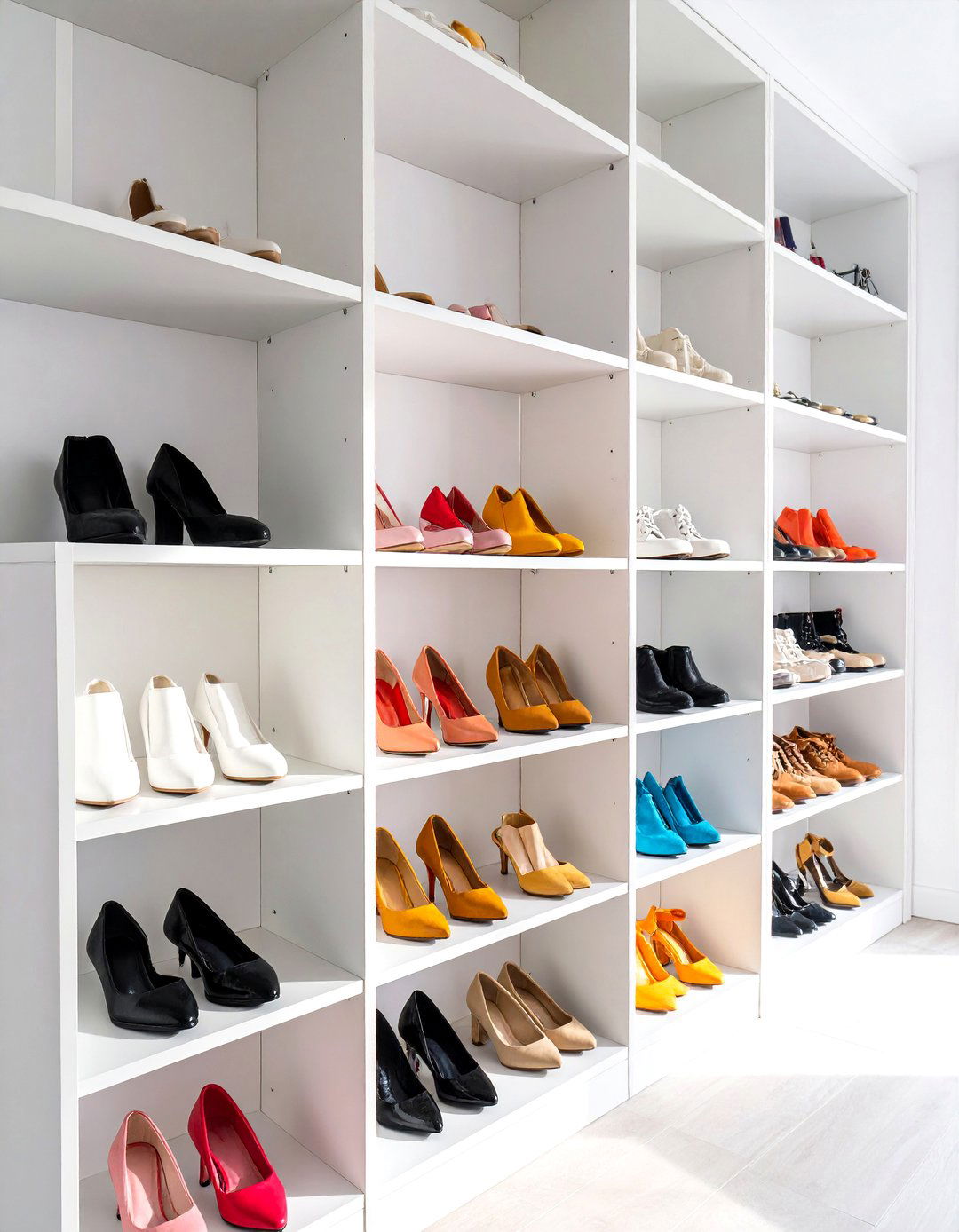 The Ultimate Shoe Collectors Wall - 30 ikea closet organizer ideas