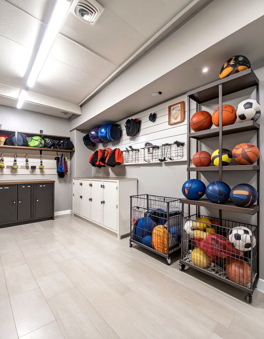The Ultimate Sports Equipment Garage - 30 garage organizing ideas
