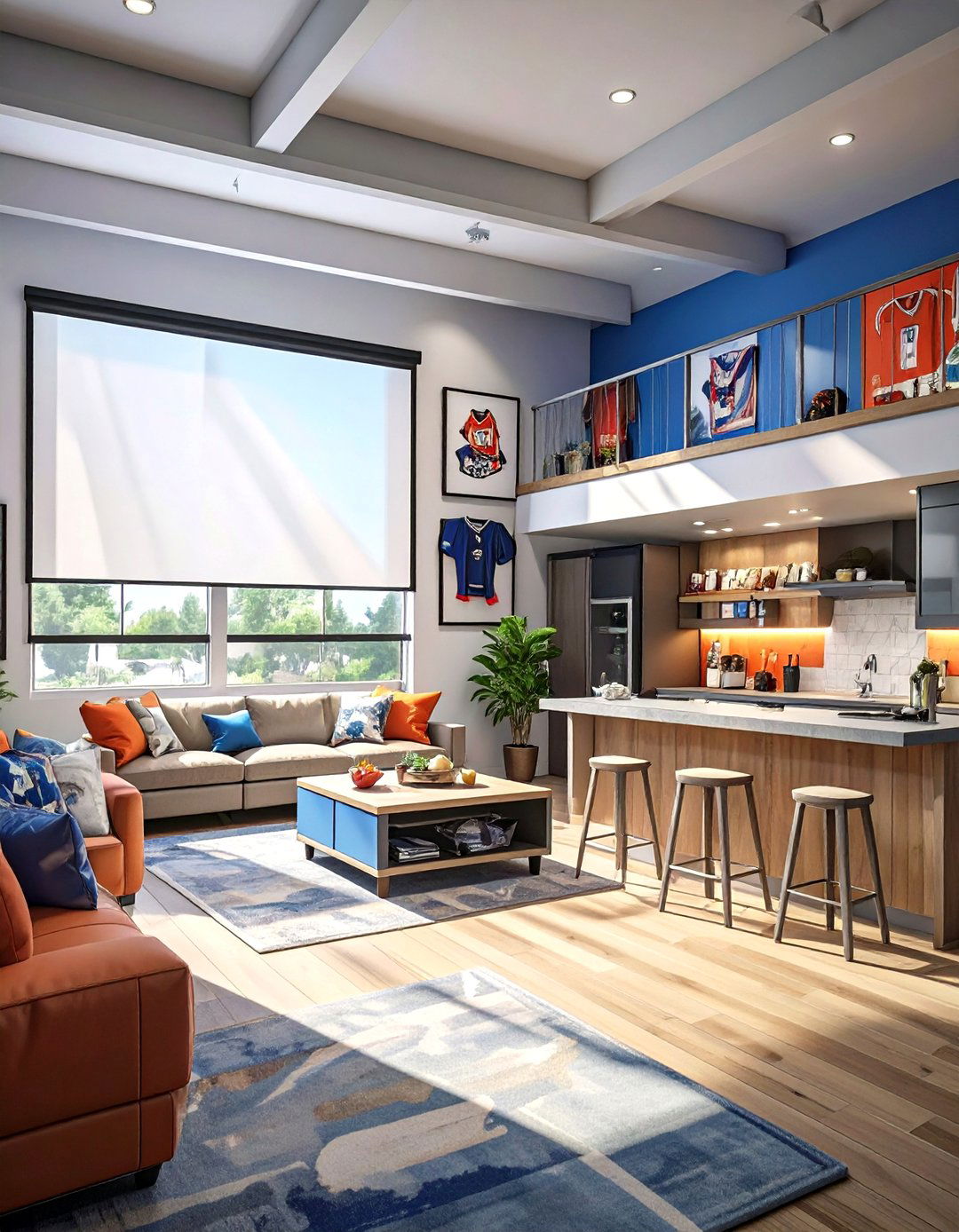 The Ultimate Sports Fan Cave - 30 garage room ideas
