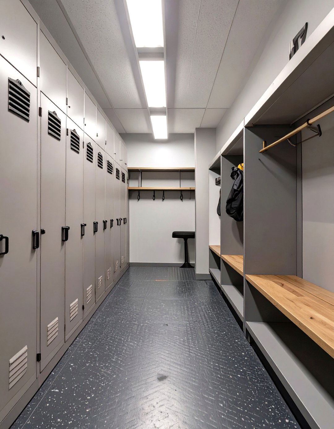 The Ultimate Sports Gear Garage Mudroom - 30 garage mudroom ideas