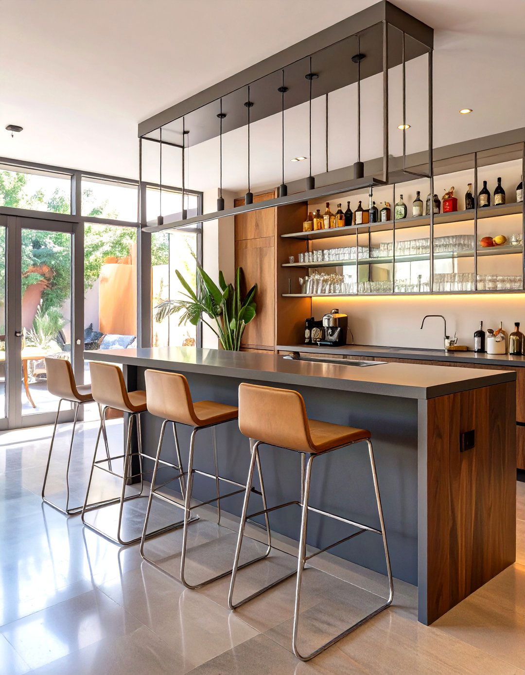 The Unadorned Fireplace as a Sculptural Element - 30 bauhaus interior design ideas