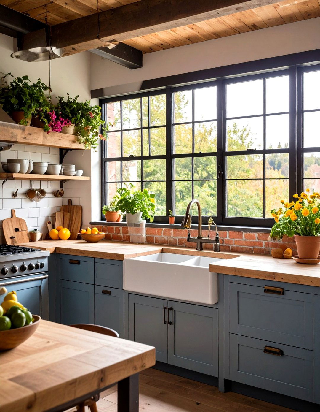 The Unadorned Industrial Loft Kitchen Window - 30 kitchen window ideas over sink