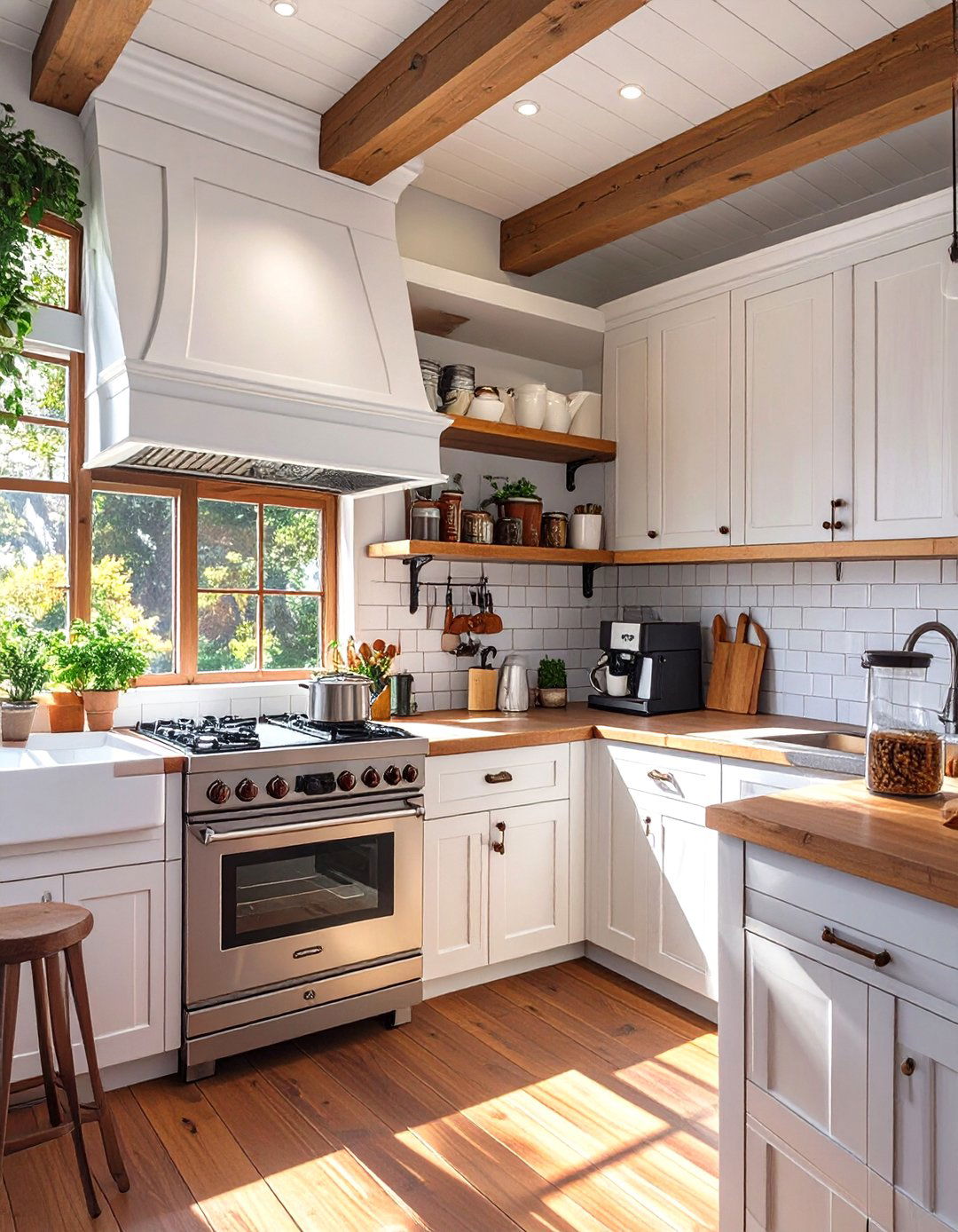 The Under Cabinet Mounted Coffee Bar - 30 coffee bar ideas for kitchen