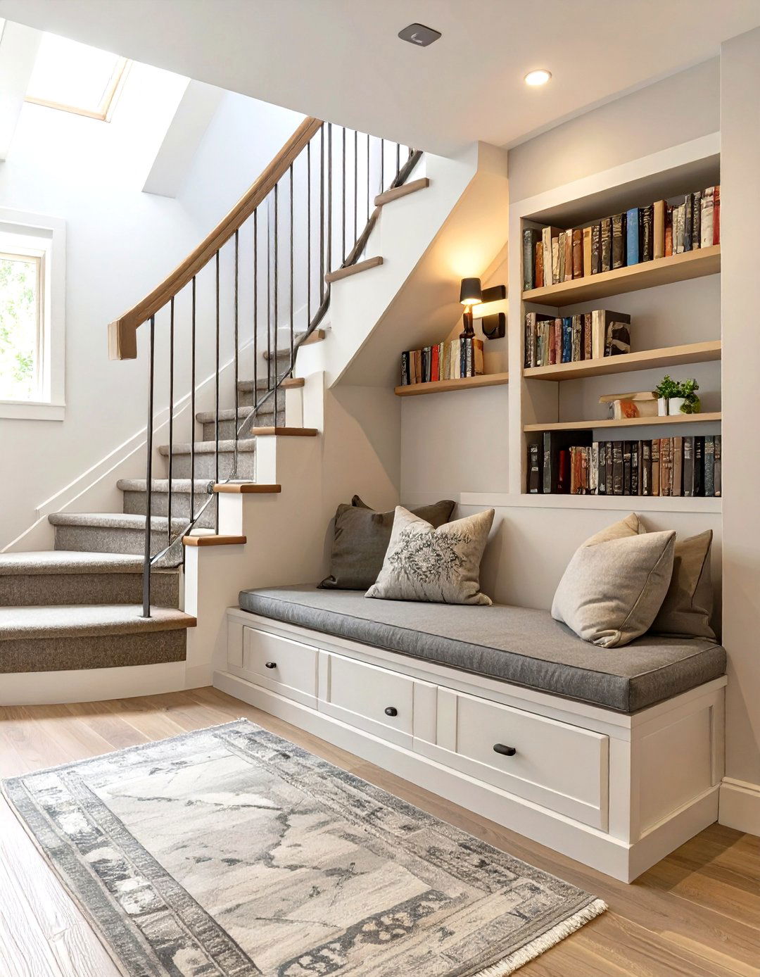 30 Stylish Basement Stair Ideas to Enhance Your Home - We Love Home Blog
