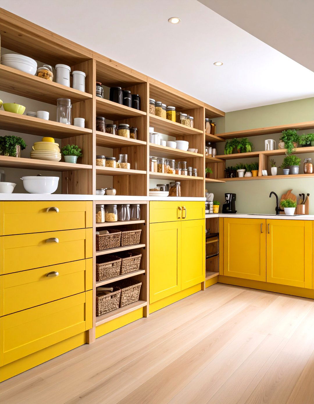 The Under Stairs Kitchen Pantry - 30 kitchen pantry organization ideas