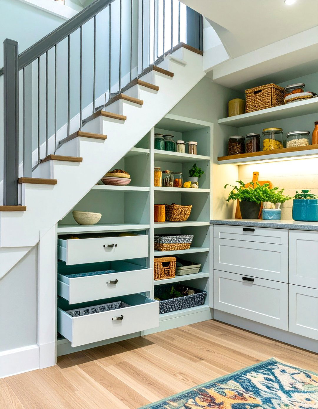 The Under Stairs Pantry Solution - 30 ai pantry organization ideas