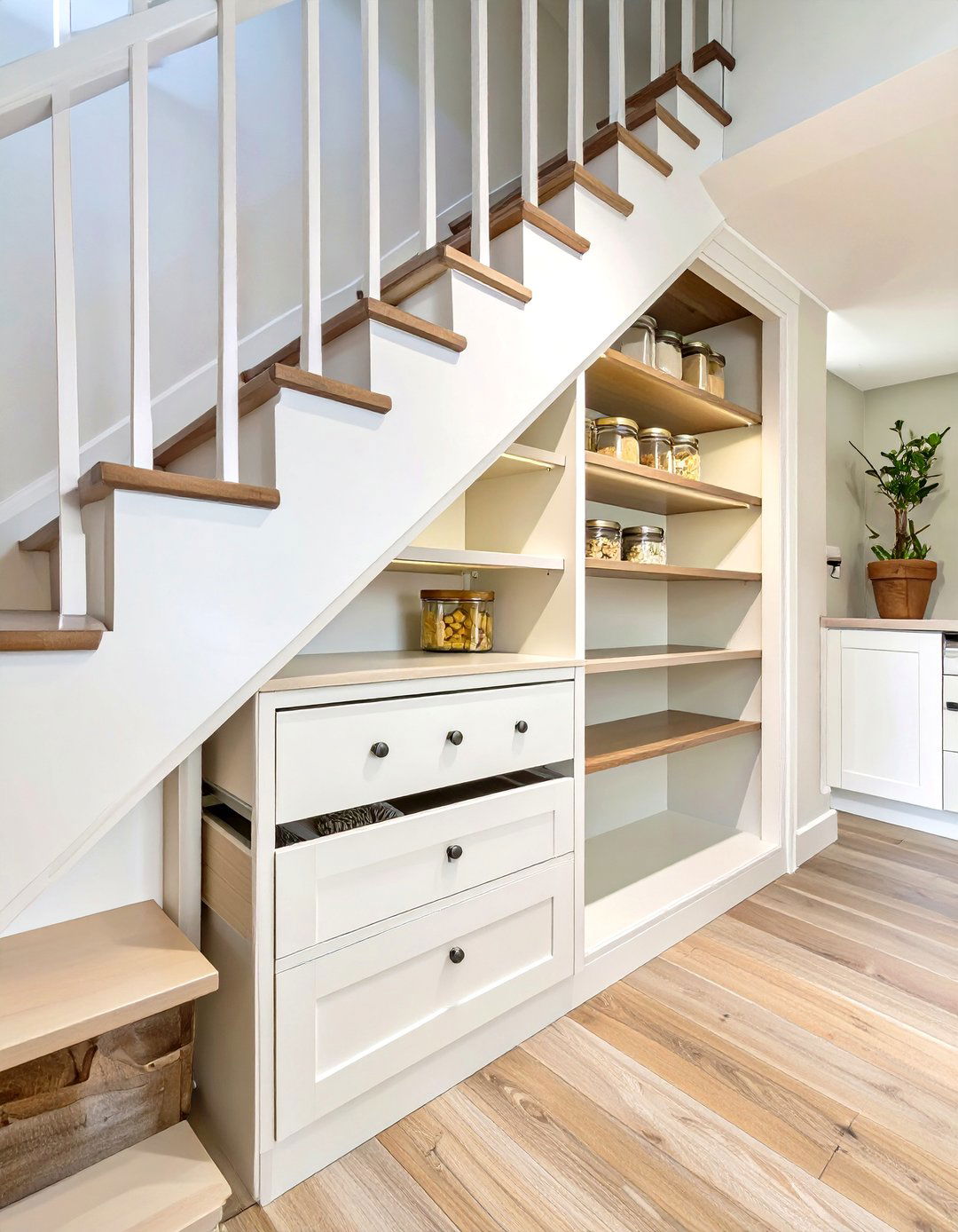 The Under Stairs Pantry - 30 custom pantry ideas