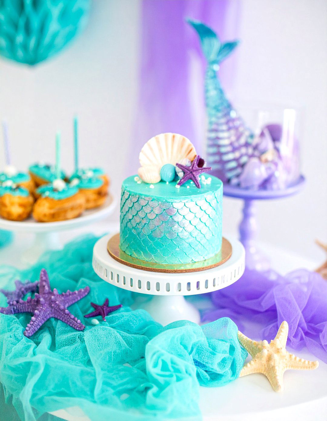 The Under the Sea Mermaid Dessert Table - 30 baby shower dessert ideas