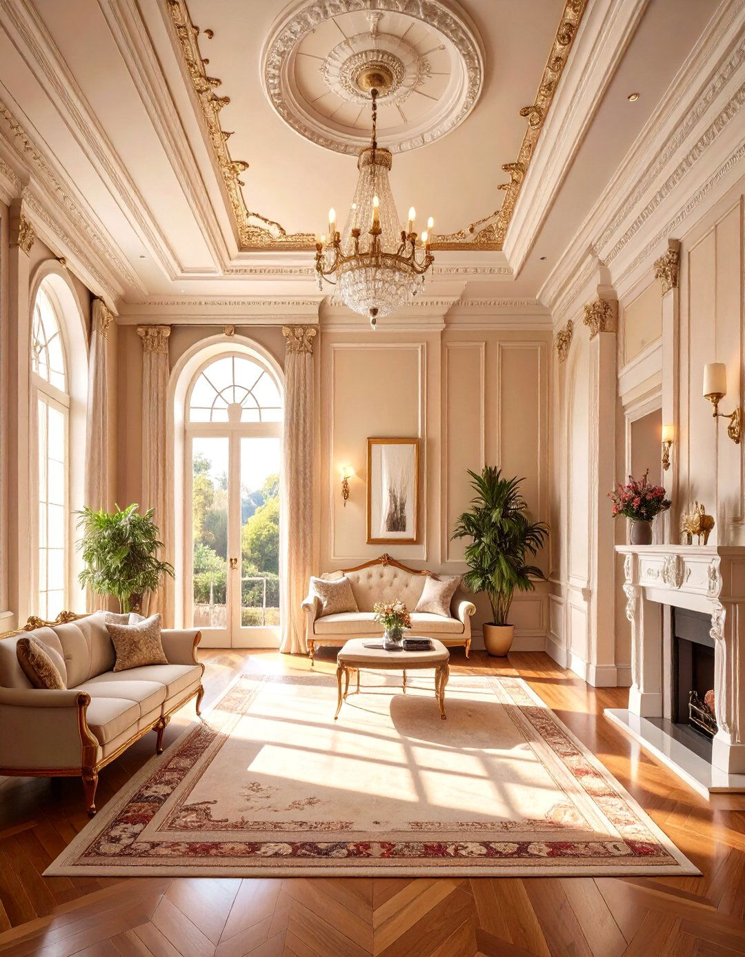The Understated Elegance of Crown Molding - 30 old money interior design ideas