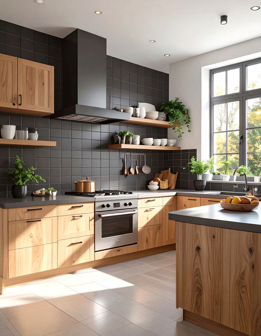 The Understated Matte Finish Kitchen - 30 modern kitchen backsplash ideas