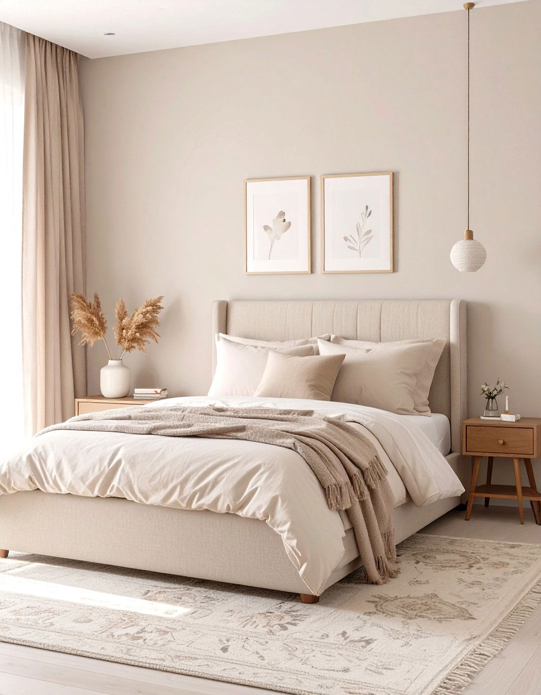 The Understated Neutral Palette Bedroom - 30 girl bedroom ideas for small rooms