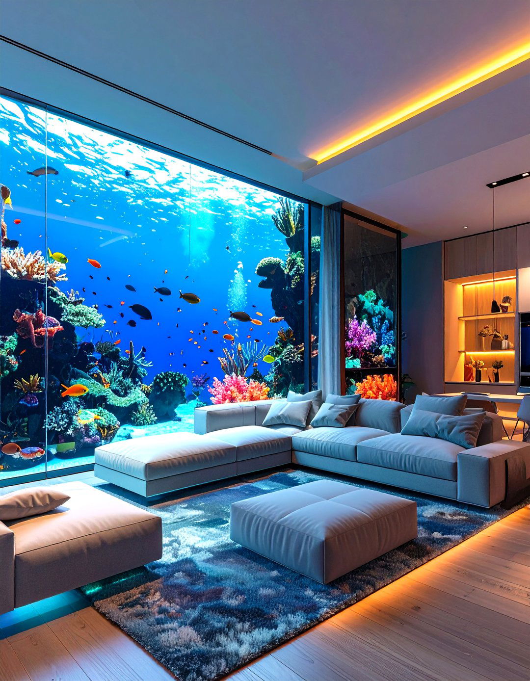 The Underwater Coral Reef Dwelling - 30 home design game ideas